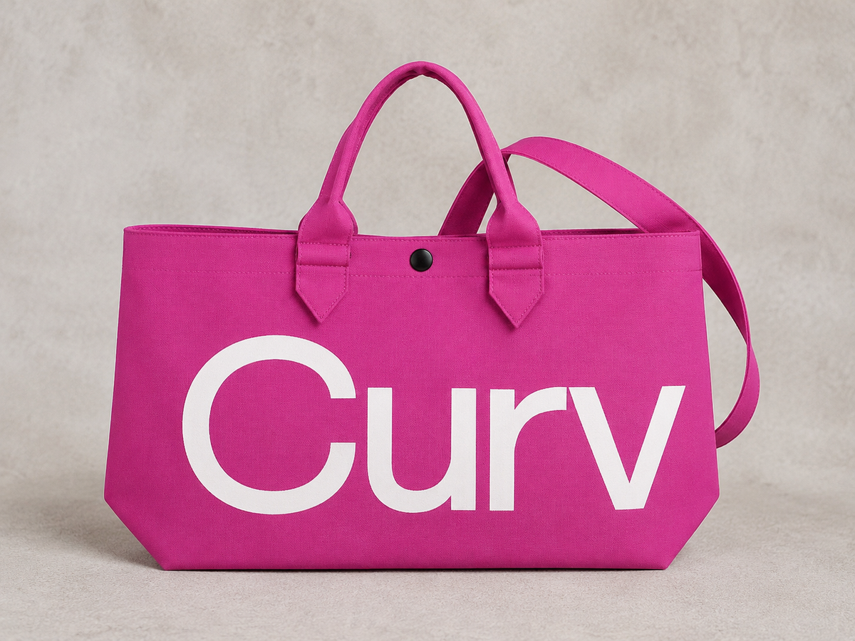 Sac Curves Tote Bag – Édition Limitée Violet Prune